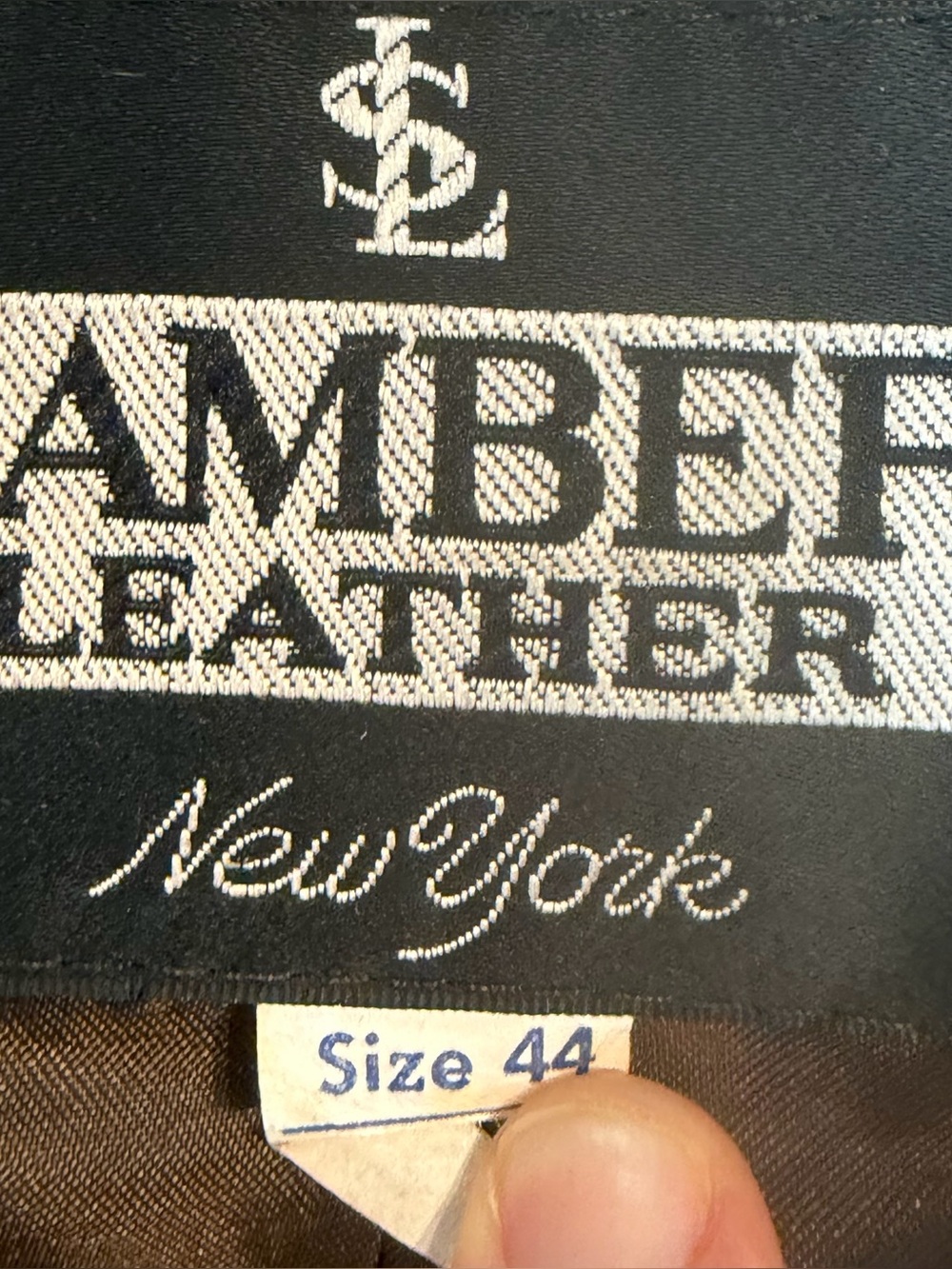 SAMBER 100% LEATHER RUST VEST 70s - Picture 16 of 16